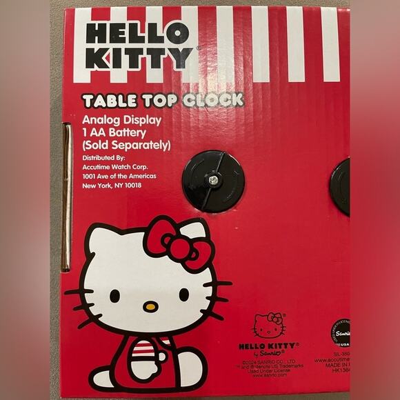 Hello Kitty Table Top clock - Picture 2 of 3